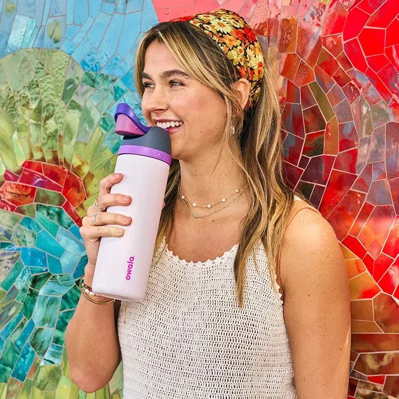 Insulated Stainless Steel Water Bottle 24 oz with Dual-Sip Spout for Gym, Hiking & Daily Hydration