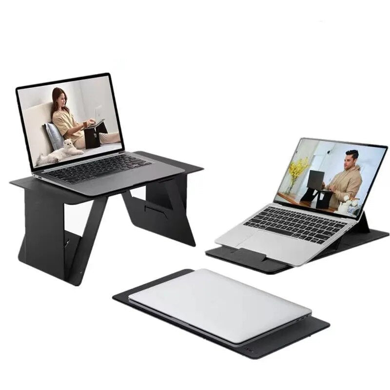 Foldable Laptop Desk – Ultra-Slim Portable Work Surface for Bed, Couch & Travel | Lightweight Study Tray with Stable Support