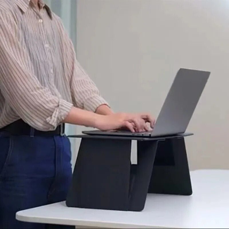 Foldable Laptop Desk – Ultra-Slim Portable Work Surface for Bed, Couch & Travel | Lightweight Study Tray with Stable Support