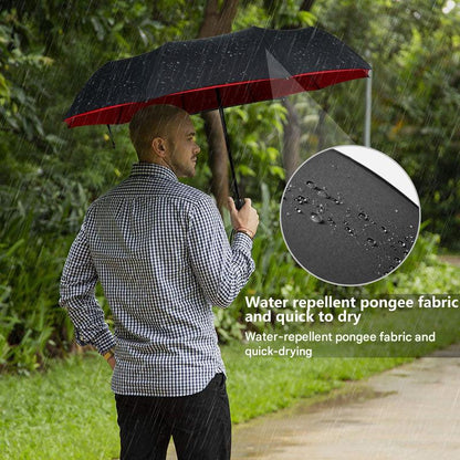 Windproof Compact Folding Umbrella — Lightweight Travel Rain Umbrella for Commute, Outdoor & Everyday Use