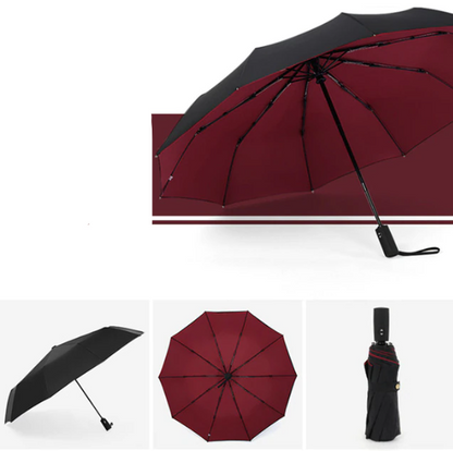 Windproof Compact Folding Umbrella — Lightweight Travel Rain Umbrella for Commute, Outdoor & Everyday Use