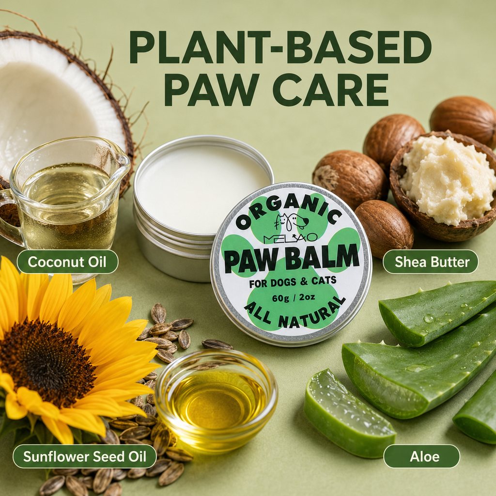 Ortekor Dog & Cat Paw Balm for Post-Walk Care - Moisturizes Dry, Rough Paw Pads