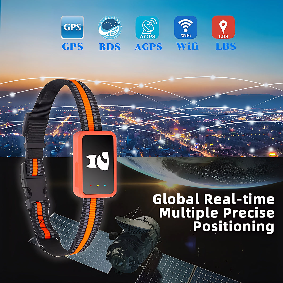 Real-Time Cat & Dog Location Monitor with Geo-Fence Alerts – Lightweight Wearable Pet Finder for Indoor & Outdoor Safety