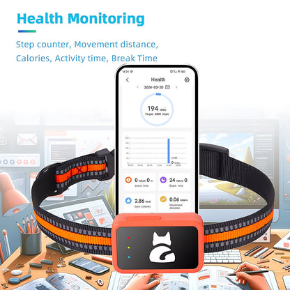 Real-Time Cat & Dog Location Monitor with Geo-Fence Alerts – Lightweight Wearable Pet Finder for Indoor & Outdoor Safety