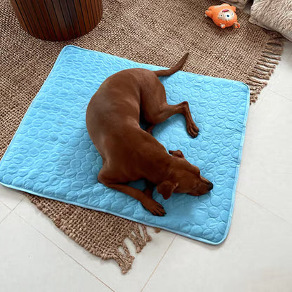 Self-Cooling Dog Mat | Gel-Free Heat Relief Pad for Summer | Machine Washable | 6 Sizes for Small to Large Dogs