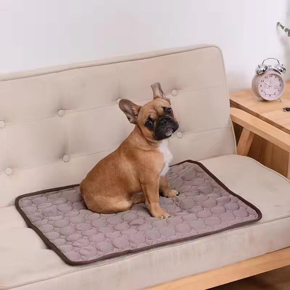 Self-Cooling Dog Mat | Gel-Free Heat Relief Pad for Summer | Machine Washable | 6 Sizes for Small to Large Dogs