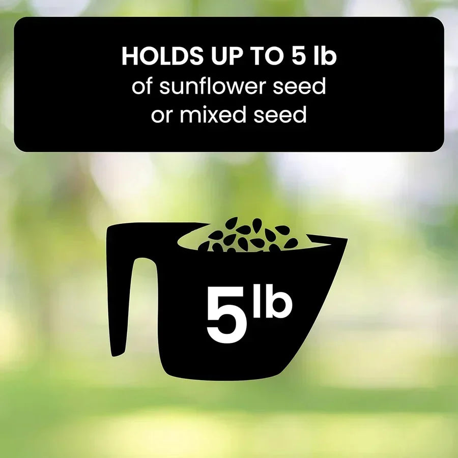 Durable Outdoor Seed Dispenser – Squirrel-Resistant Bird Feeder