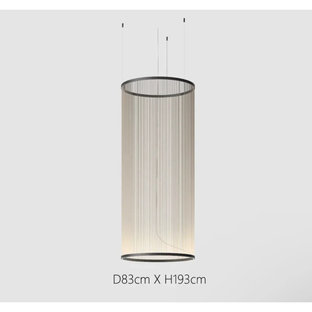 Clustered Drop Lights with Fabric Shades for Kitchen Islands & Dining Tables – Adjustable Cable Heights, Integrated LED, Warm or Cool White