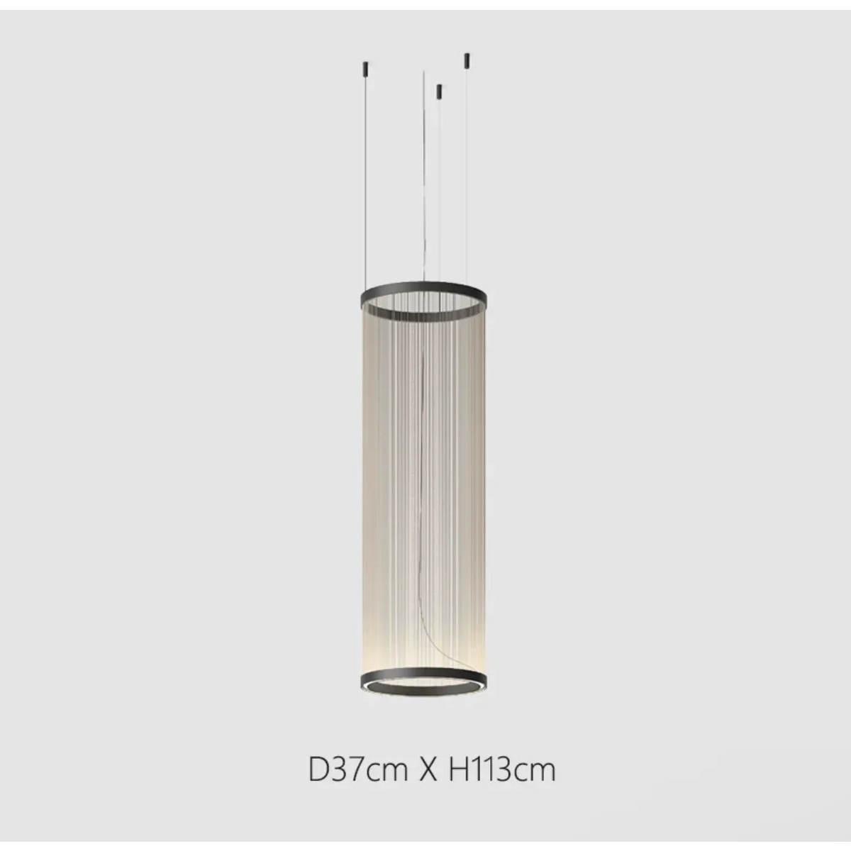 Clustered Drop Lights with Fabric Shades for Kitchen Islands & Dining Tables – Adjustable Cable Heights, Integrated LED, Warm or Cool White