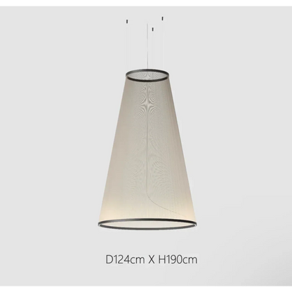 Clustered Drop Lights with Fabric Shades for Kitchen Islands & Dining Tables – Adjustable Cable Heights, Integrated LED, Warm or Cool White