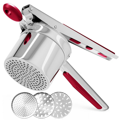 Culinary Master | Heavy Stainless Steel Potato Masher with 15oz Capacity | Durable Tool for Perfectly Smooth Mashed Potatoes