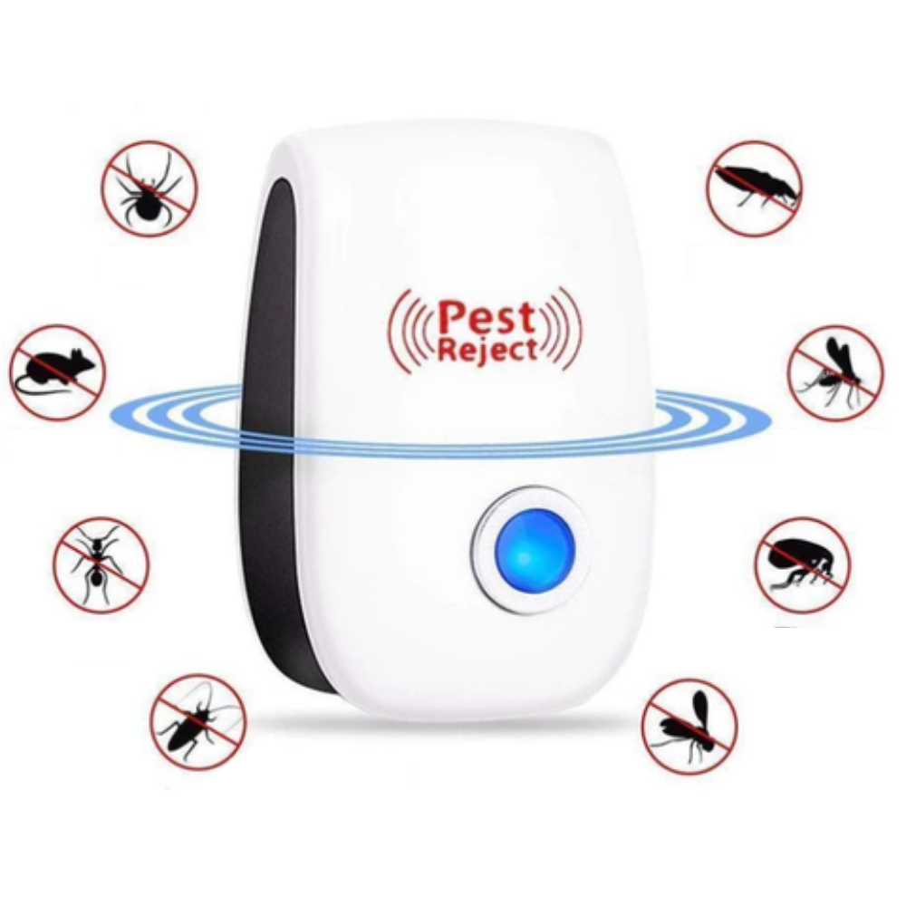 Ultrasonic Pest Repeller Plug-In for Mice Mosquitoes Flies Roaches – Safe Electronic Indoor Pest Control Device for Home Living Room