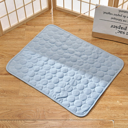 Temperature-Regulating Pet Pad for Dogs & Cats – Self-Cooling Cushion for Summer Heat, Portable Travel-Ready Mat