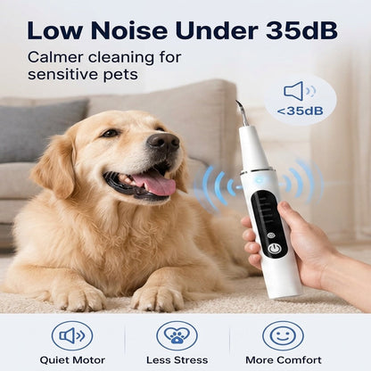 Ortekor Ultrasonic Pet Dental Cleaner for Dogs & Cats – At-Home Tartar Care for Fresher Breath Between Vet Visits