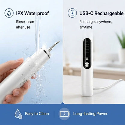 Ortekor Ultrasonic Pet Dental Cleaner for Dogs & Cats – At-Home Tartar Care for Fresher Breath Between Vet Visits