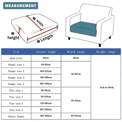 Stretchable Couch Slipcover for Pets – Machine Washable Furniture Protector for Living Room Sofas, Armchairs & Sectionals – 1-4 Seat