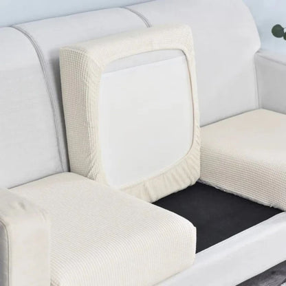 Stretchable Couch Slipcover for Pets – Machine Washable Furniture Protector for Living Room Sofas, Armchairs & Sectionals – 1-4 Seat
