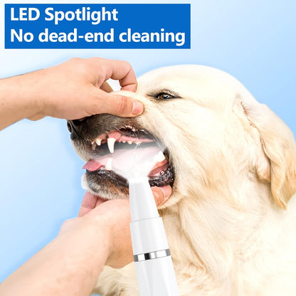Ultrasonic Dog & Cat Dental Scaler for Home Use – Rechargeable Pet Tooth Cleaning Tool for Tartar & Plaque