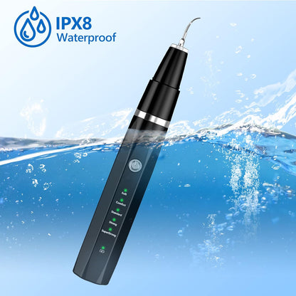 Dog Teeth Cleaner with Ultrasonic Waves, Rechargeable Dog Dental Cleaner for Tartar, Dog Dental Cleaning Tool for Plaque