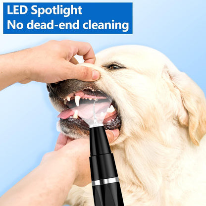 Teeth Cleaning Kit for Dogs and Cats - Ultrasonic Plaque and Tartar Remover