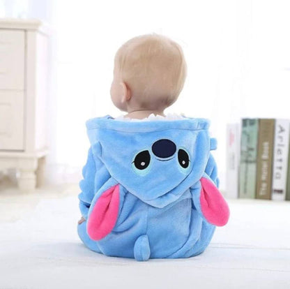 Cozy Kids Animal Onesie Warm Fleece Jumpsuit
