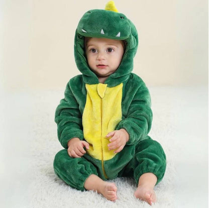 Cozy Kids Animal Onesie Warm Fleece Jumpsuit