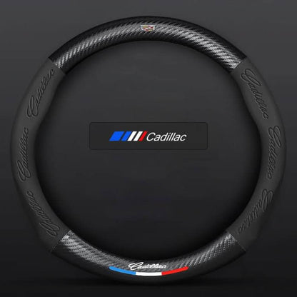 Premium Leather Steering Wheel Grip Cover - Ortekor