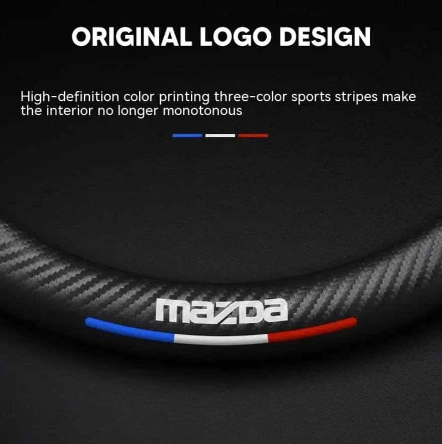 Premium Leather Steering Wheel Grip Cover