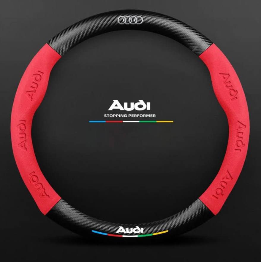 Premium Leather Steering Wheel Grip Cover
