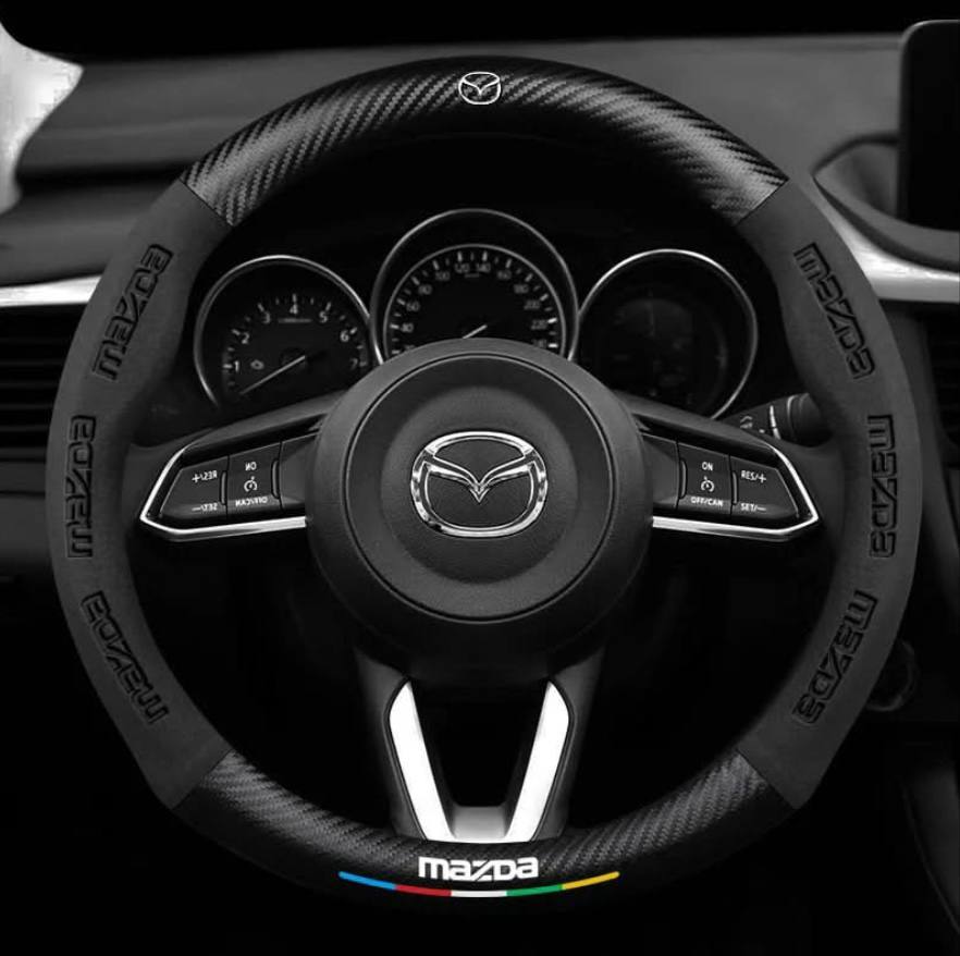 Premium Leather Steering Wheel Grip Cover