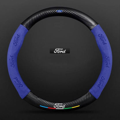 Premium Leather Steering Wheel Grip Cover