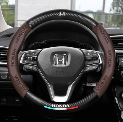 Premium Leather Steering Wheel Grip Cover