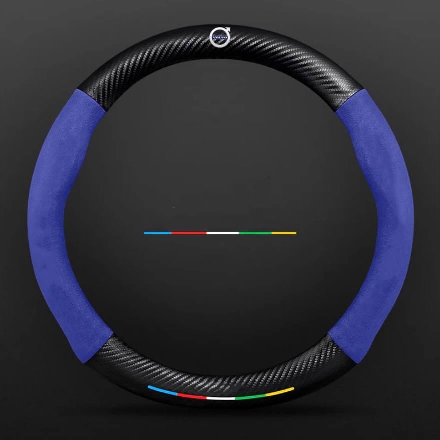 Premium Leather Steering Wheel Grip Cover