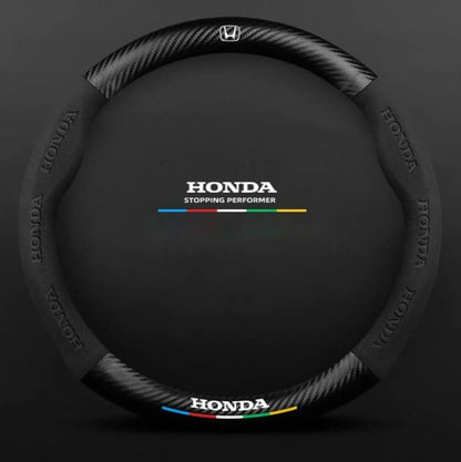 Premium Leather Steering Wheel Grip Cover