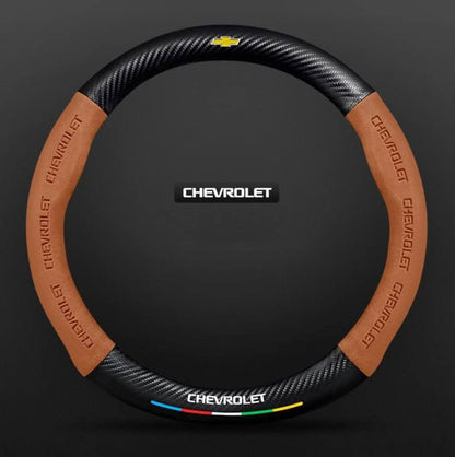Premium Leather Steering Wheel Grip Cover