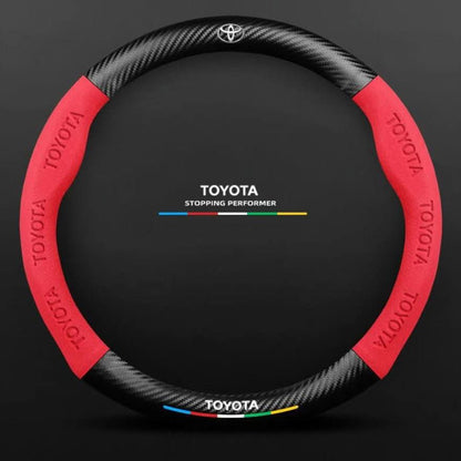 Premium Leather Steering Wheel Grip Cover