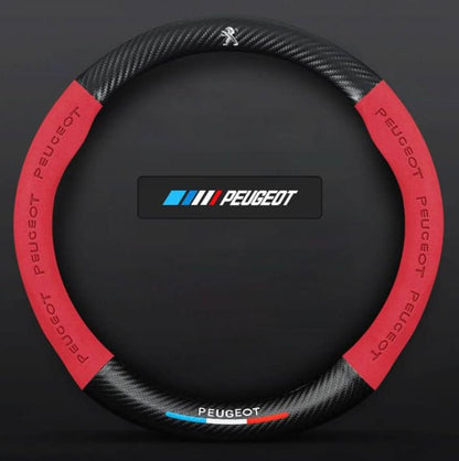 Premium Leather Steering Wheel Grip Cover