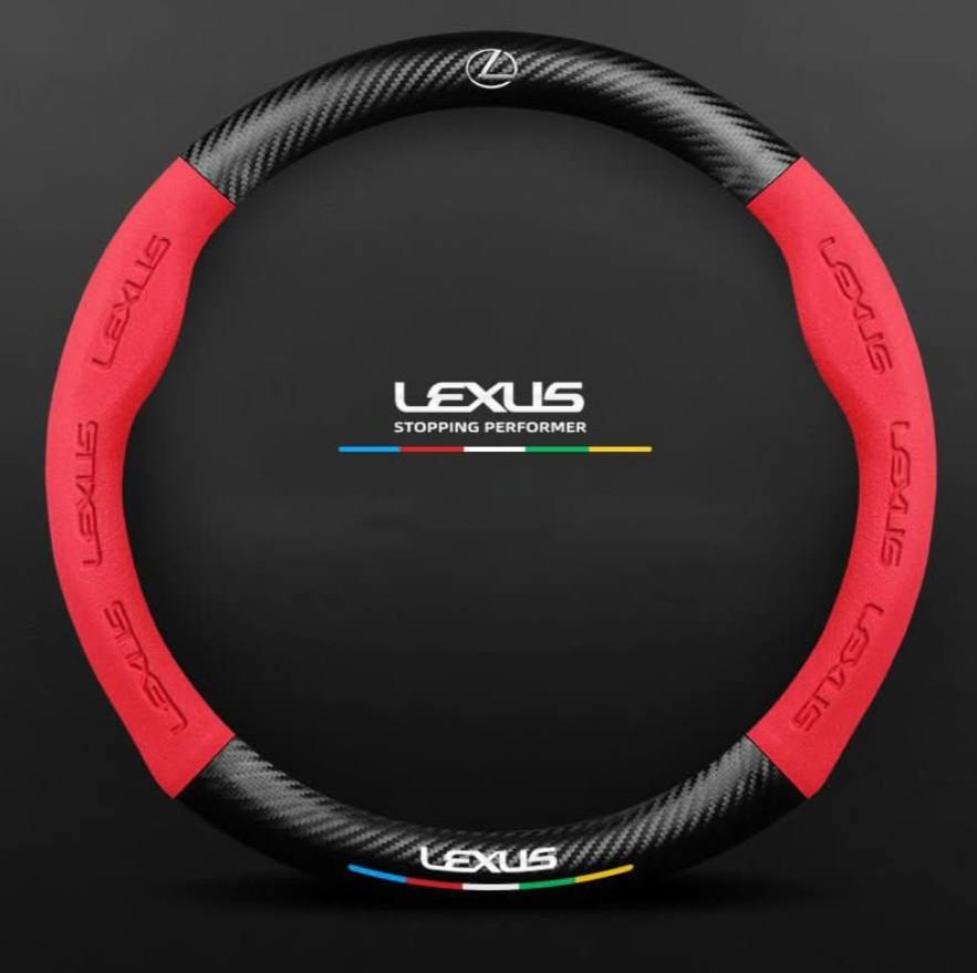 Premium Leather Steering Wheel Grip Cover