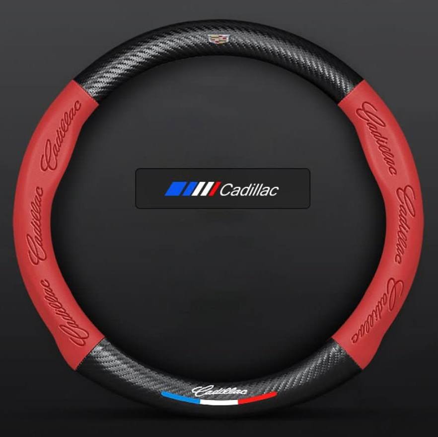 Premium Leather Steering Wheel Grip Cover