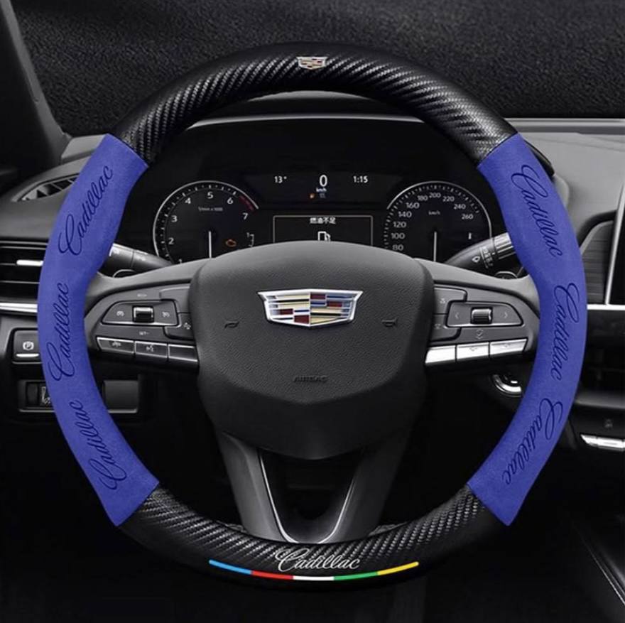 Premium Leather Steering Wheel Grip Cover