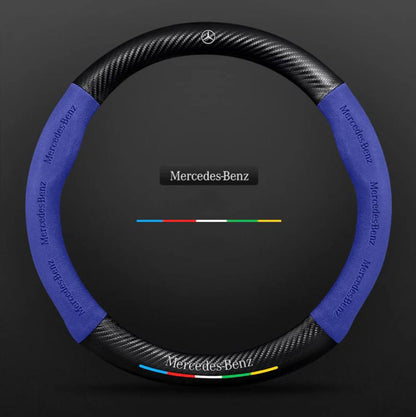 Premium Leather Steering Wheel Grip Cover