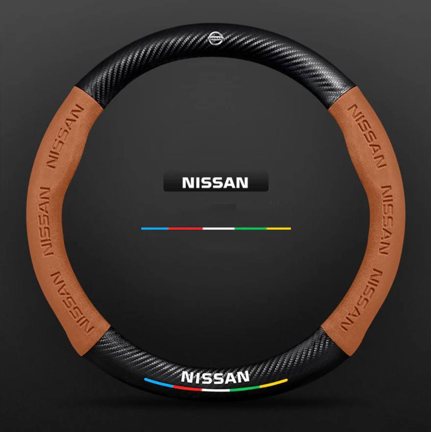 Premium Leather Steering Wheel Grip Cover