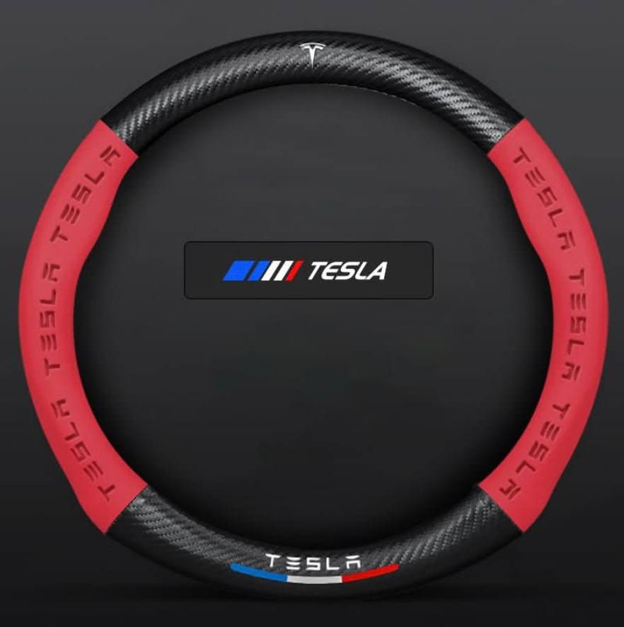 Premium Leather Steering Wheel Grip Cover