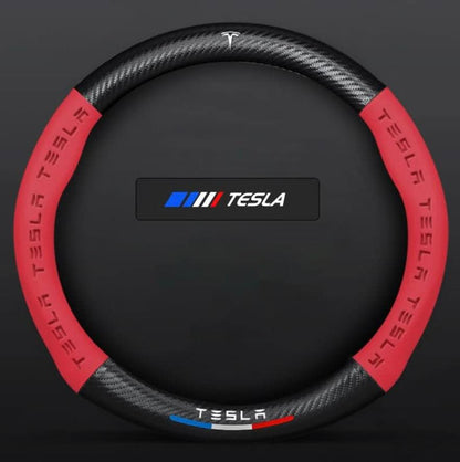 Premium Leather Steering Wheel Grip Cover