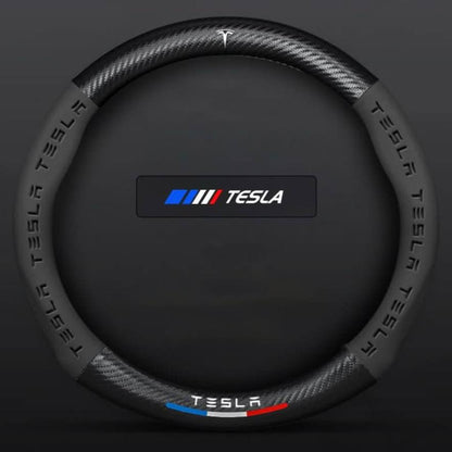 Premium Leather Steering Wheel Grip Cover