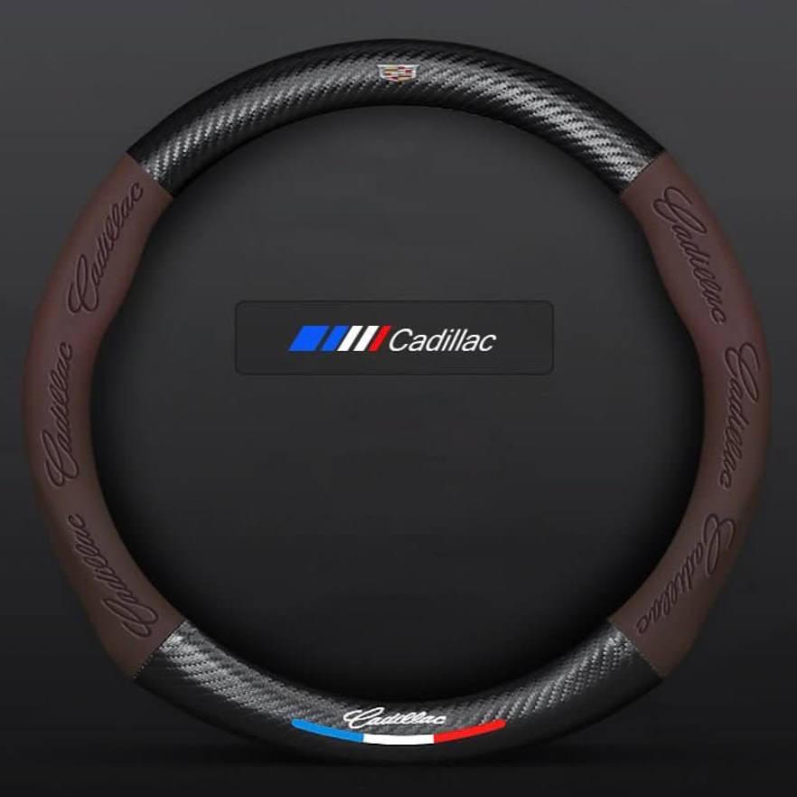 Premium Leather Steering Wheel Grip Cover