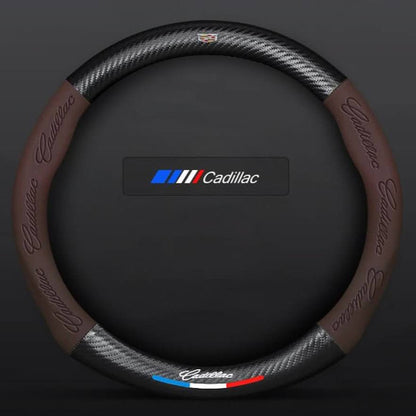 Premium Leather Steering Wheel Grip Cover