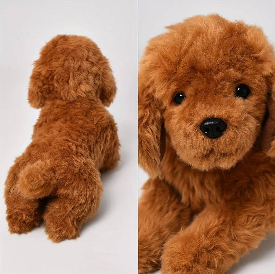Cuddly Soft Bear Dog Plush Toy for Children