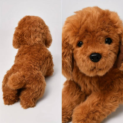 Cuddly Soft Bear Dog Plush Toy for Children