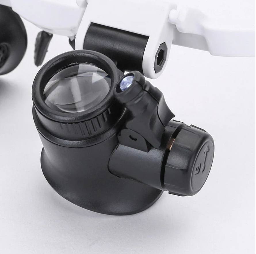 Versatile LED Magnifier with 3X Interchangeable Lenses